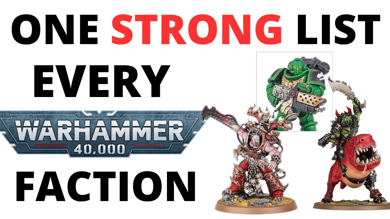 One Strong Army List for Every Warhammer 40K Faction in 11th Edition