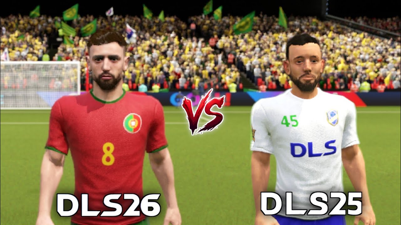 Сравнение лиц игроков DLS 26 и DLS25 | Dream League Soccer 2026 Часть 2