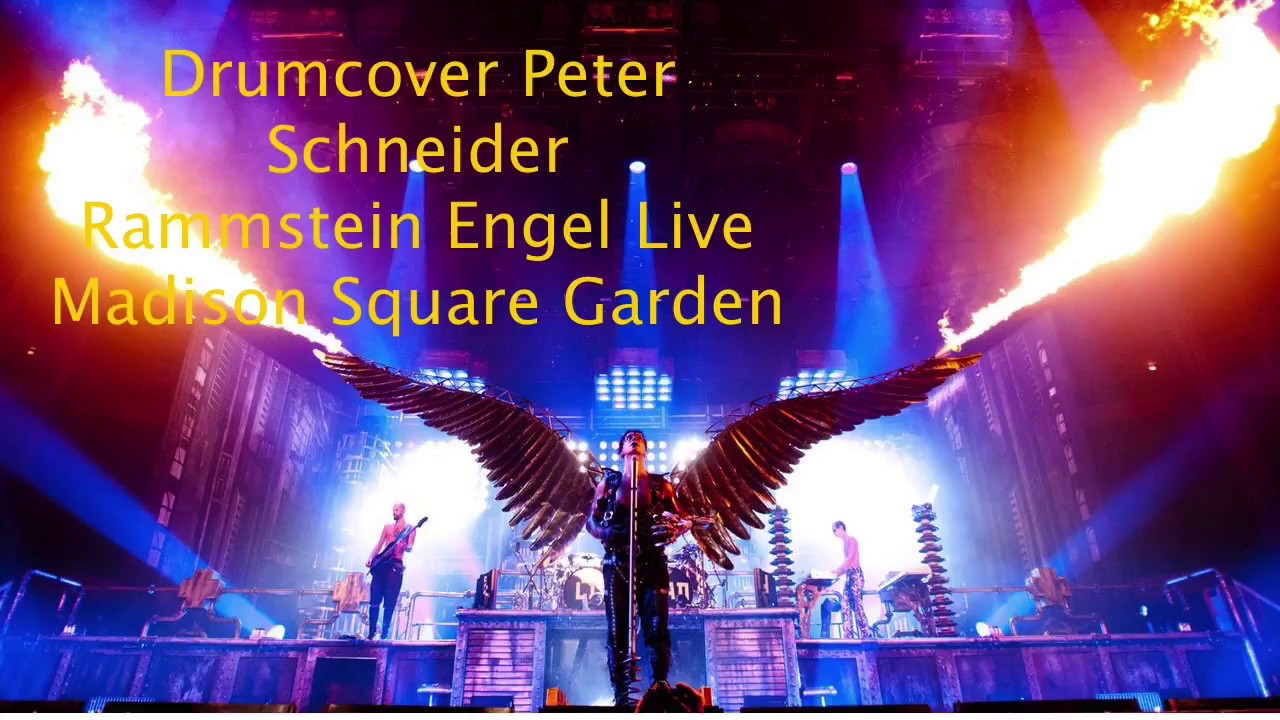 Rammstein Engel Live Drumcover MSG