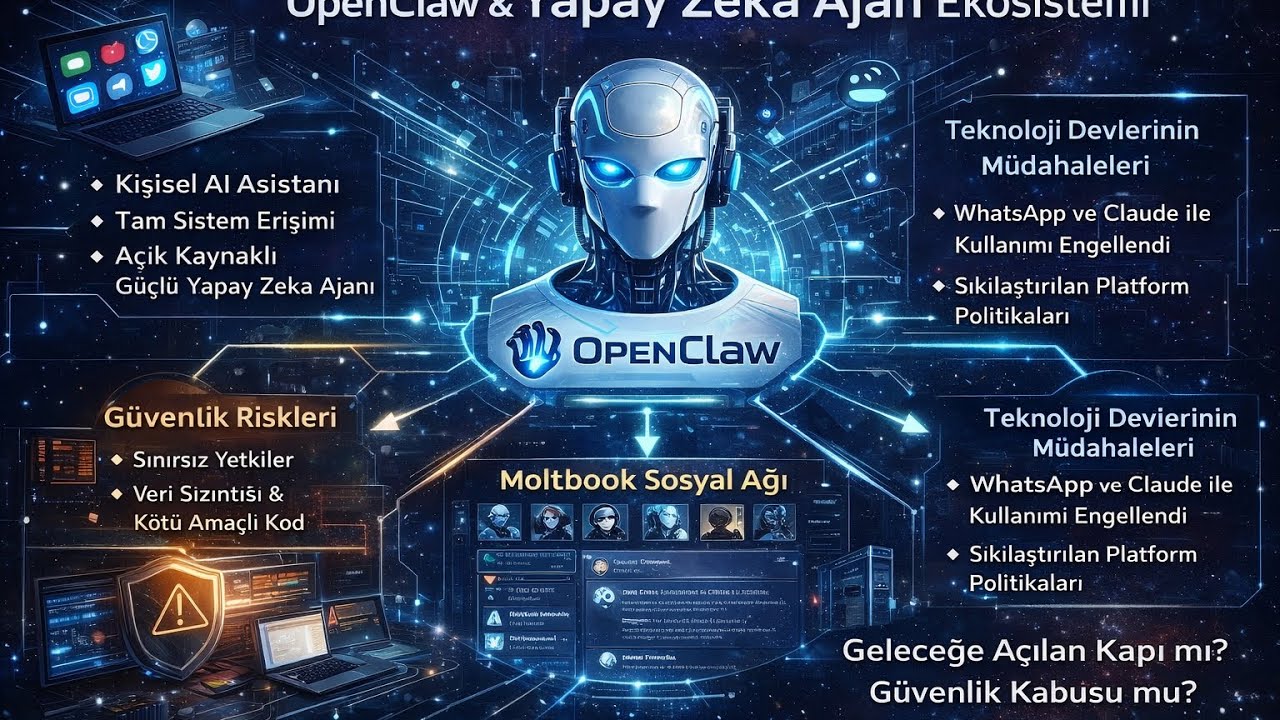 Yapay Zekam – Teknoloji Yorumluyor | OpenClaw (Clawdbot | Moltbook) ve Yapay Zekâ Ajanları