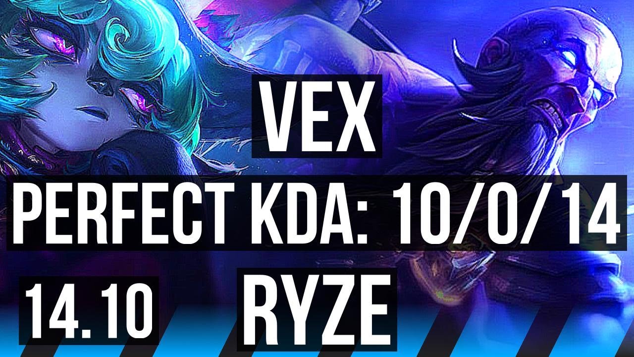 VEX vs RYZE (MID) | 10/0/14, Legendary | KR Diamond | 14.10