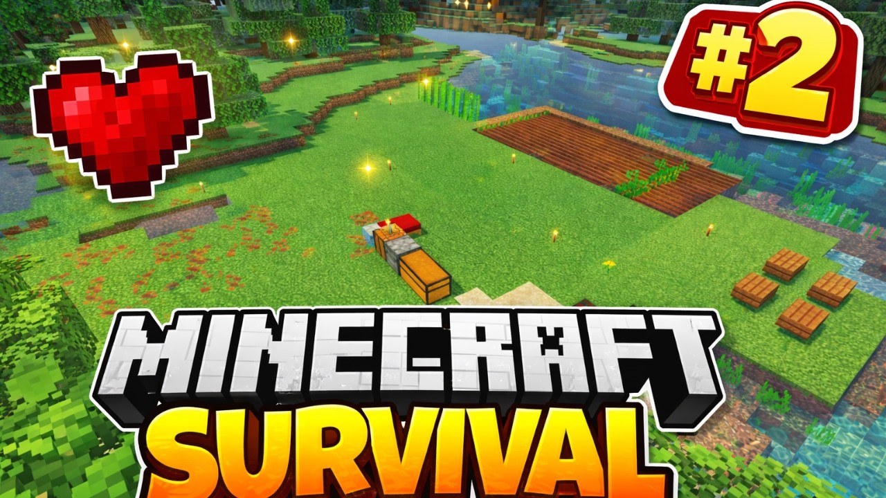 Minecraft BE Hardcore #2 — First Farm, First Base 1/2