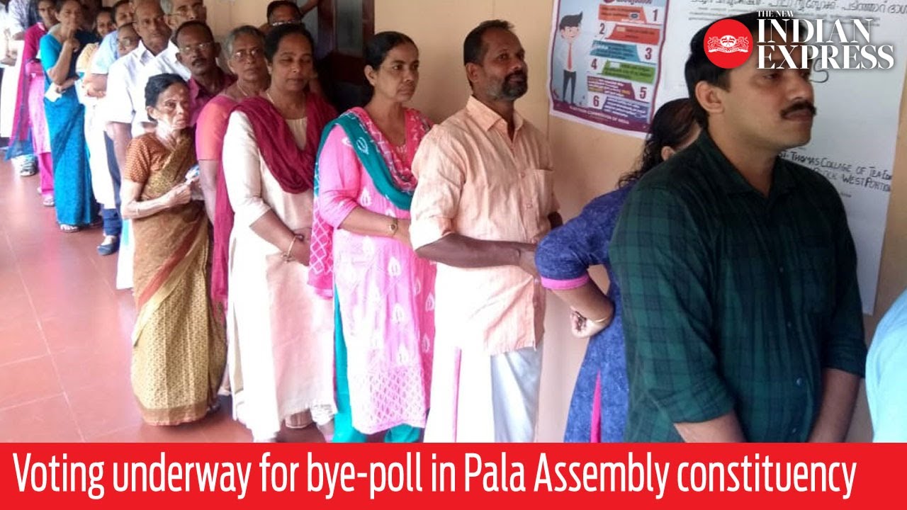 Voting underway for bye-poll in Pala Assembly constituency