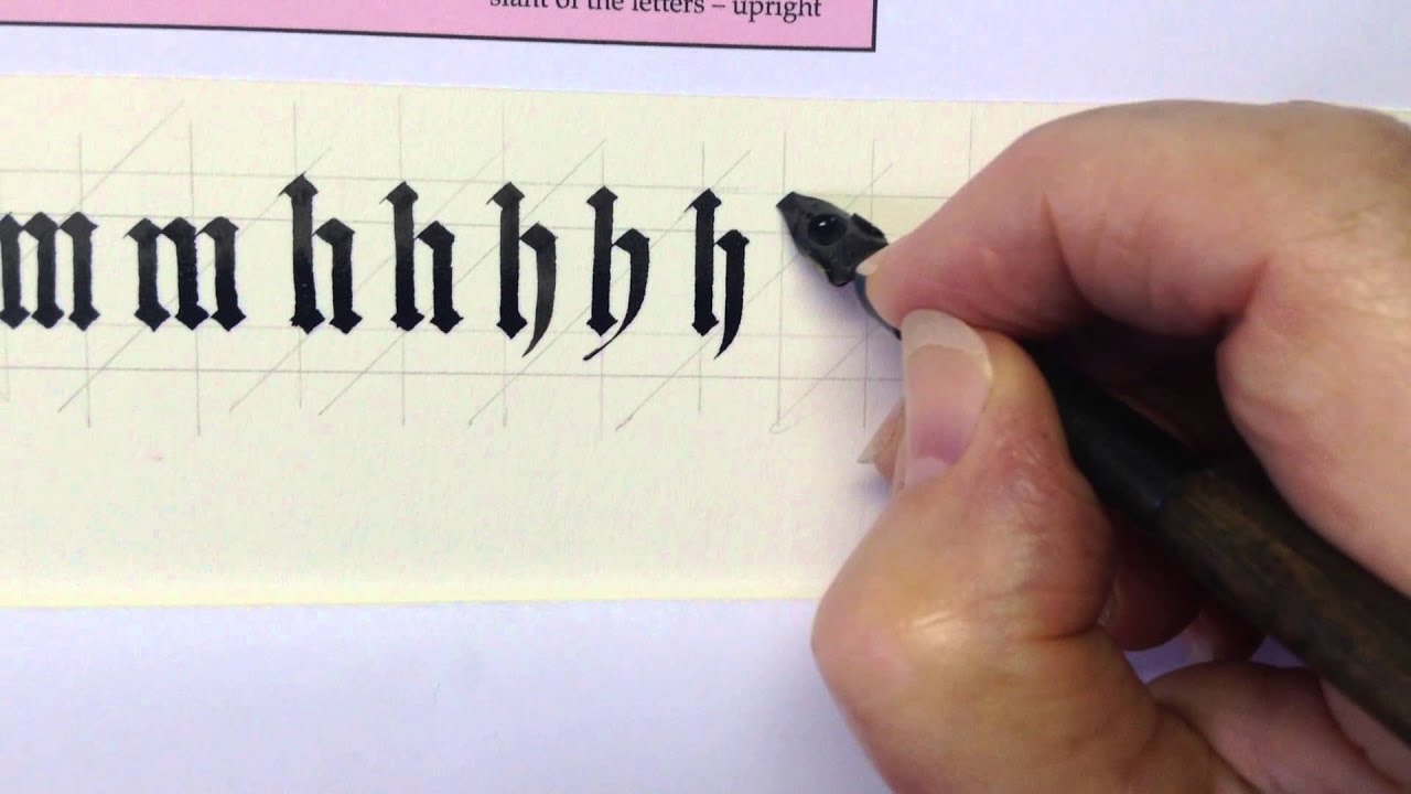 Gothic Book Script/Black Letter 3