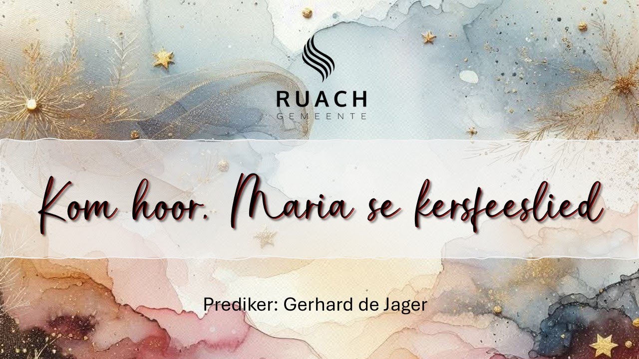 Kom hoor, Maria se kersfeeslied