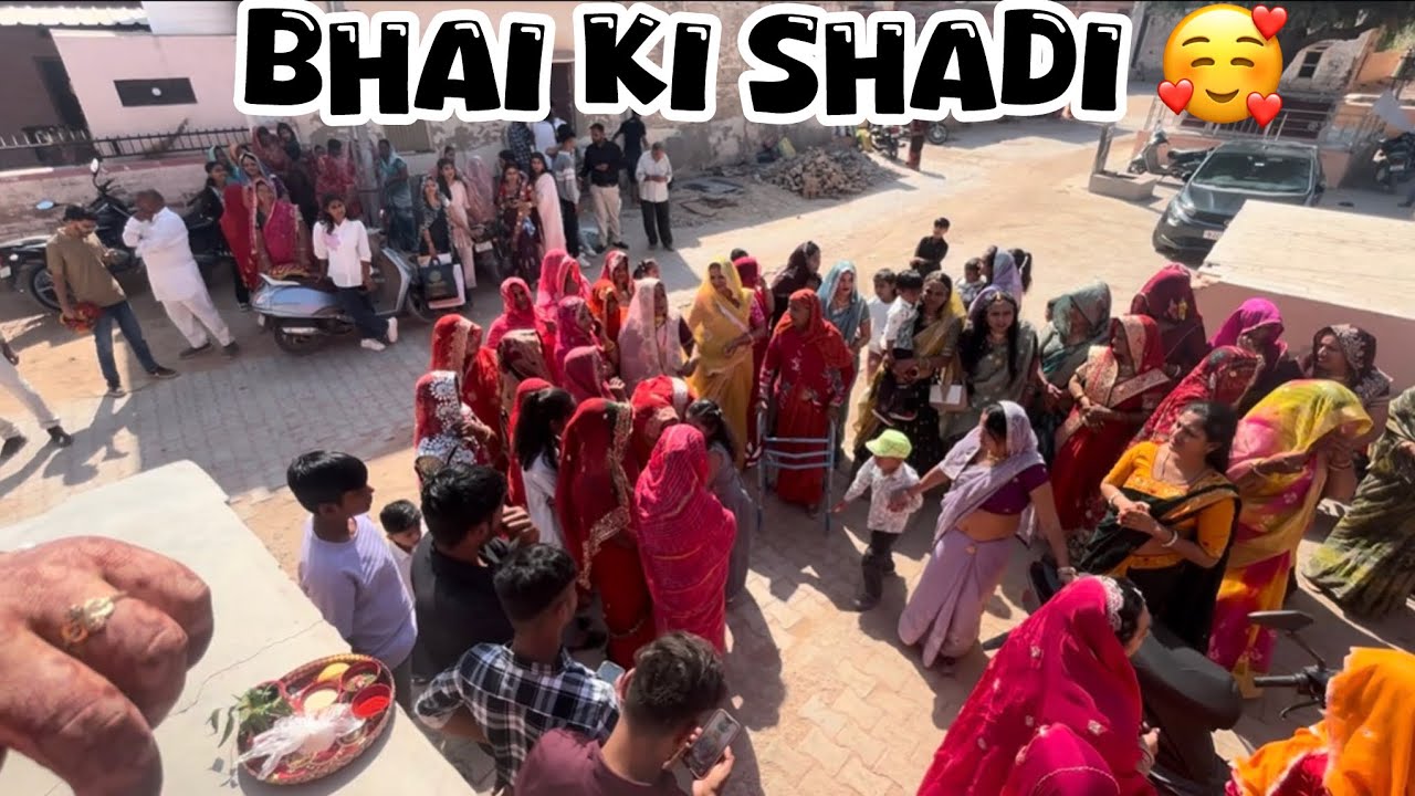 Bhai ki shadi 🥰#dailyvlog #lifestyle #viralvideo #famlivlog #todaytrending #comedyvideos #india 