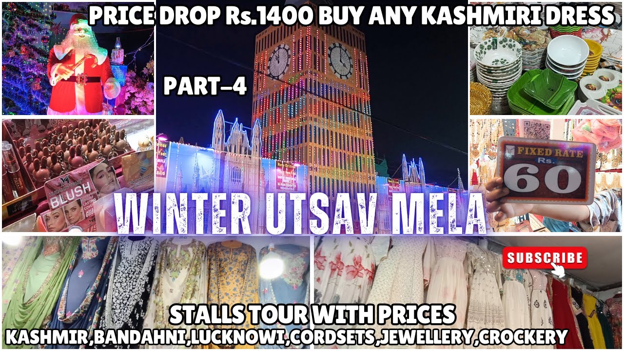 Winter Utsav Mela Hyderabad 2025 | People&rsquo;s Plaza Necklace Road | Kashmiri Dress Rs.1400 #new #fyp