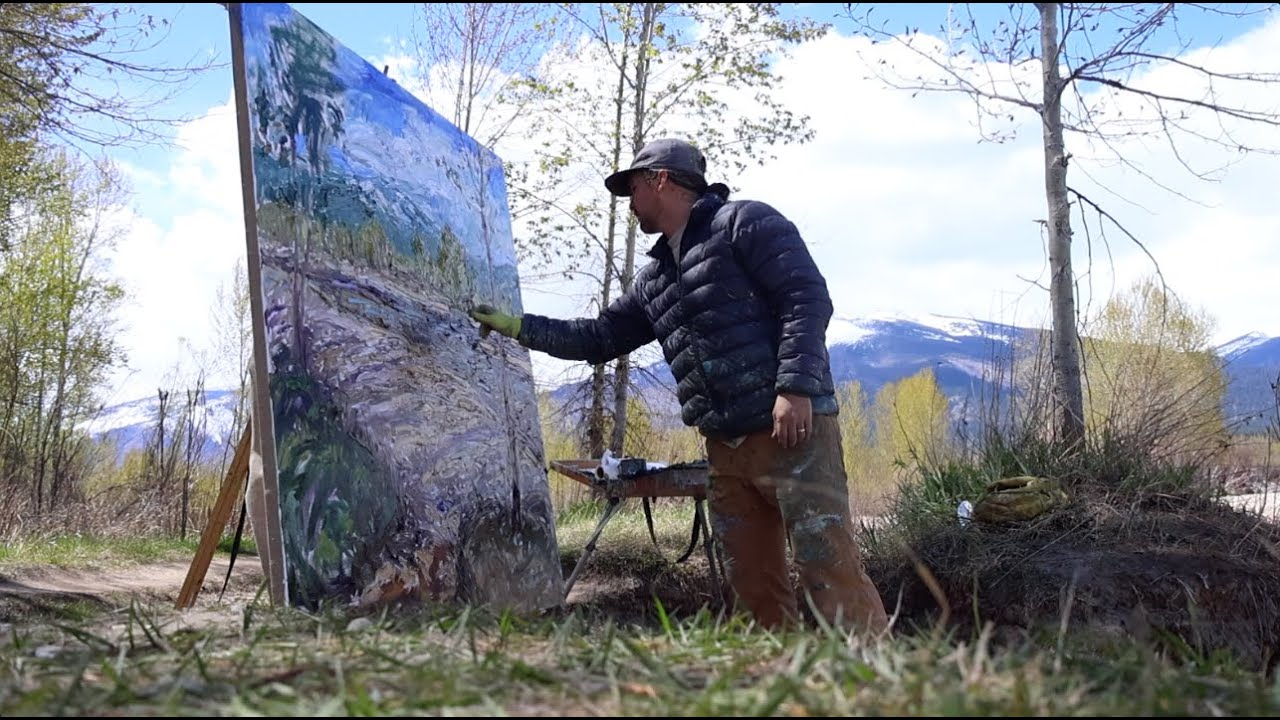 Plein Air Painting: Spring River Montana, Turner Vinson