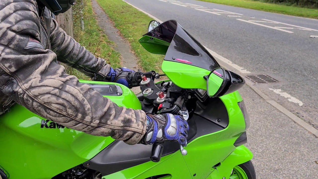 2004 KAWASAKI ZX12R B2H STOLEN RECOVERED TEST RIDE.