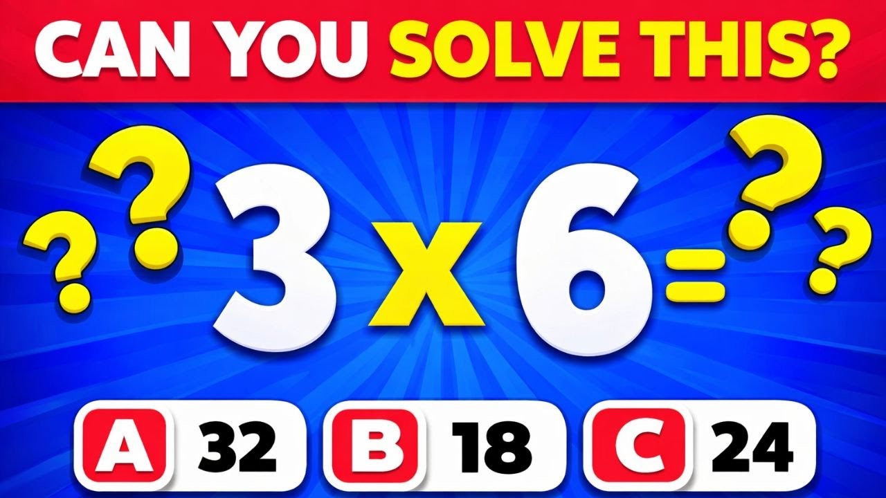 Can You Pass This Maths Quiz...? ➗✖️🧠 | Easy, Medium, Hard,  | Quiz Whiz