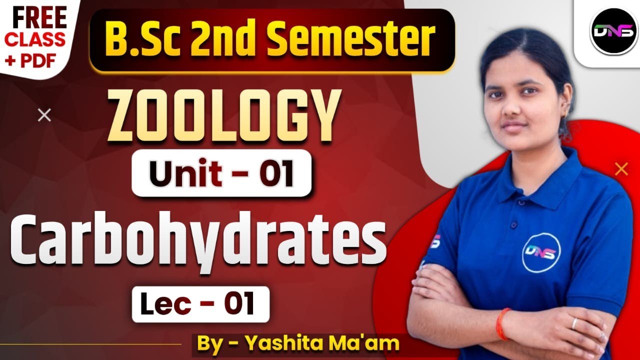 B.Sc Biology 2nd Semester || 2nd Semester Zoology Unit-1st Carbohydrates || 2nd Sem. Zoology