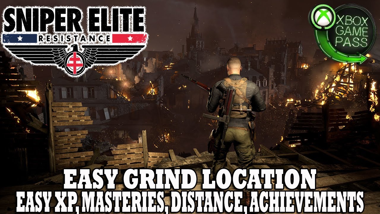Sniper Elite Resistance | Farm Location | Easy XP, Masteries, Distance,&nbsp;Achievement Guide
