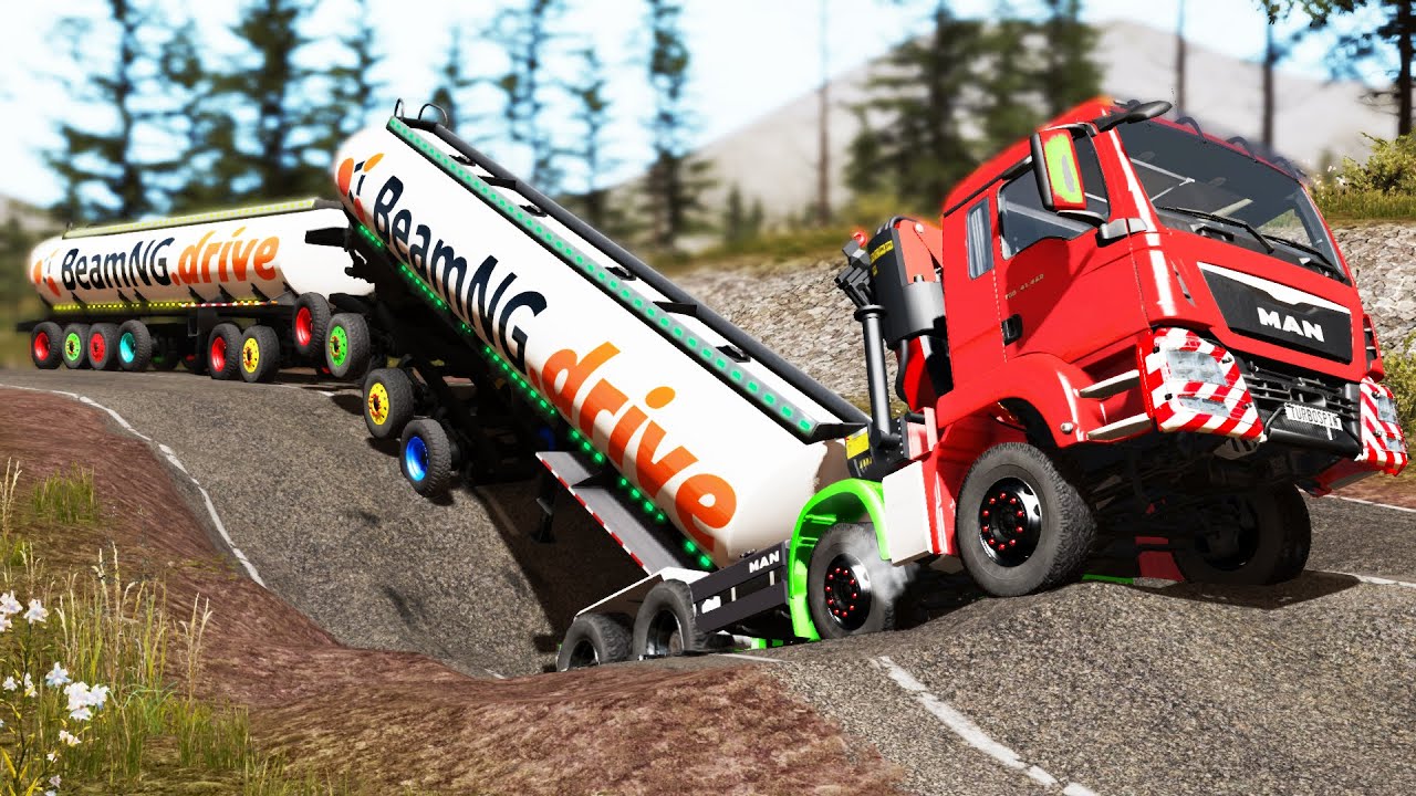 Trucks vs Potholes #90 | BeamNG.DRIVE