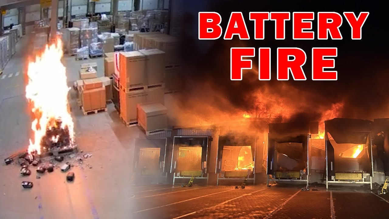 Warehouse Destroyed by E-Scooter Batteries: Lithium-ion Shipment