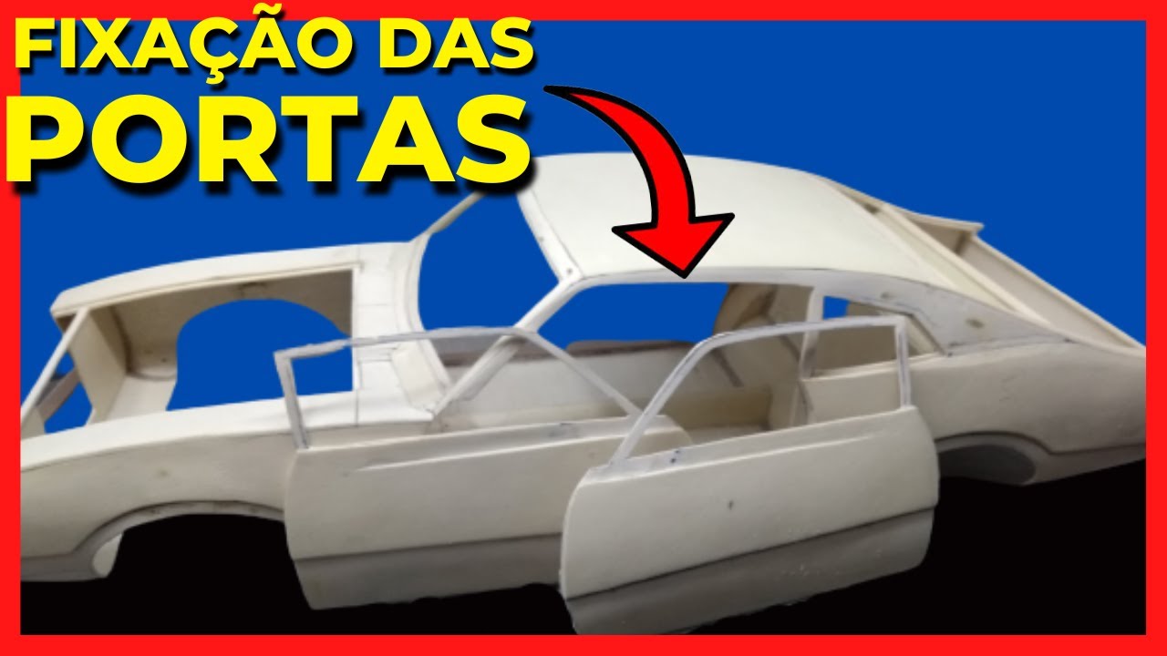 COMO FAZER AS DOBRADIÇAS ? INSTALAÇÃO DAS PORTAS - FORD MAVERICK GT 302 V8 1/8 - #11