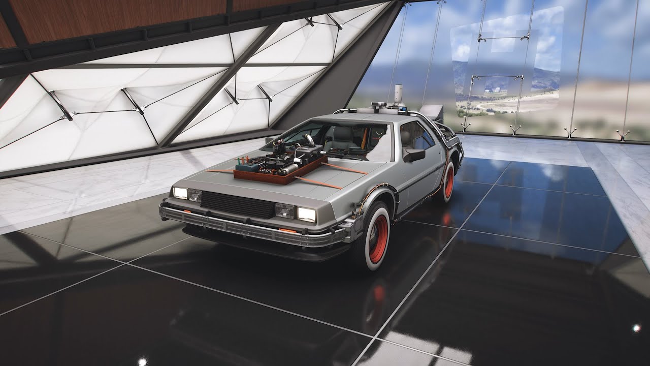 Universal Studios Back to The Future Time Machine 3 1981 Test Drive - Forza Horizon 5