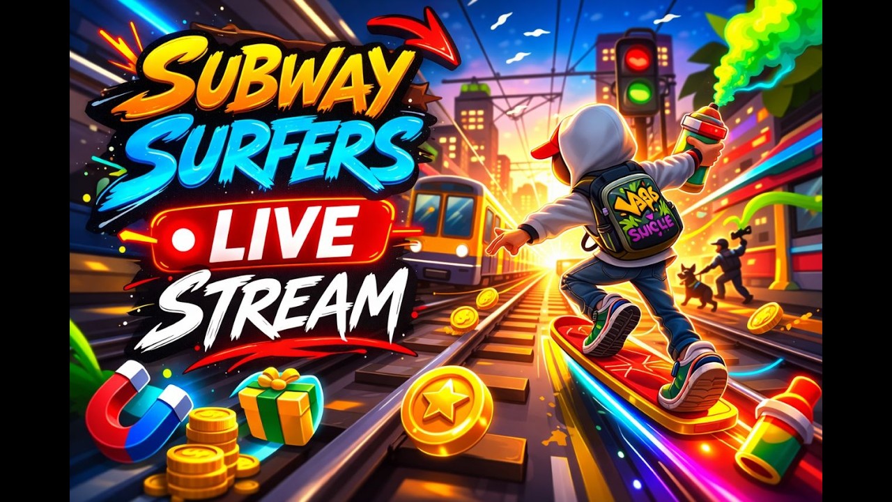 LETS HAVE FUN🥳|FUN GAMEPLAY| SUBWAY SURFERS❤️‍🔥| ROAD TO 1K SUBS | BHAIRAVI GAMING ❤️😍|