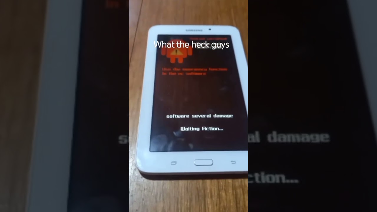 Android corrupted screen? I think #android #error #smartphone #samsung