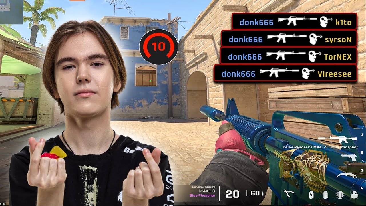 donk 29 Kills Domination Against Pro Players| 4560 ELO