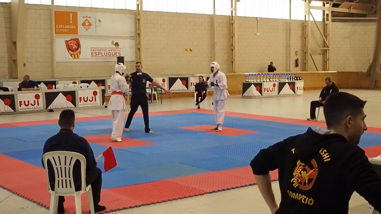 Marc Mir&oacute;n Cpto. Ciutat d'Esplugues kyus 2017 KCO semifinal peso ligero