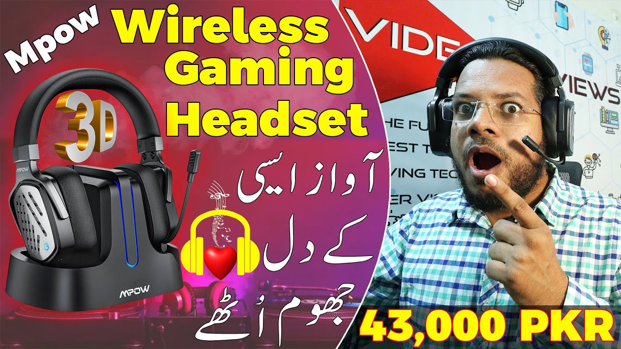Mpow BH455 T1 2.4GHz Wireless Gaming Headset Review  | Gaming 3D Wireless Headset with Microphone