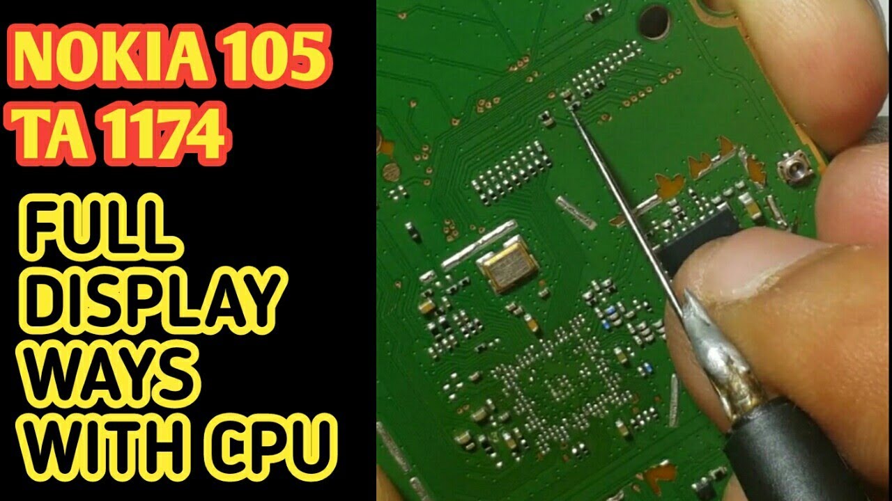 NOKIA 105 TA 1174 FULL DISPLAY WAYS / NOKIA 105 TA 1174 LCD LIGHT WAYS SOLUTION #nokia