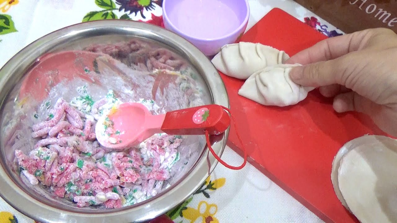 リアルおままごと　てづくりぎょうざ　Fake cooking