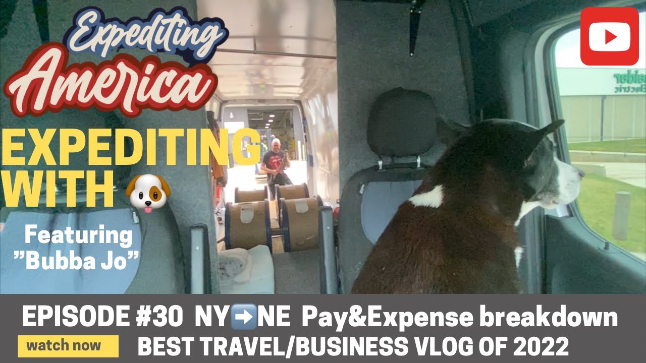 Sprinter van expediting with my dog &ldquo;Bubba Jo&rdquo; 1,262 miles NY to NE