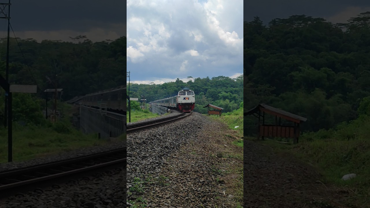 KA Malabar melintas di jembatan Cirahong #keretaapi #jembatancirahong #kamalabar
