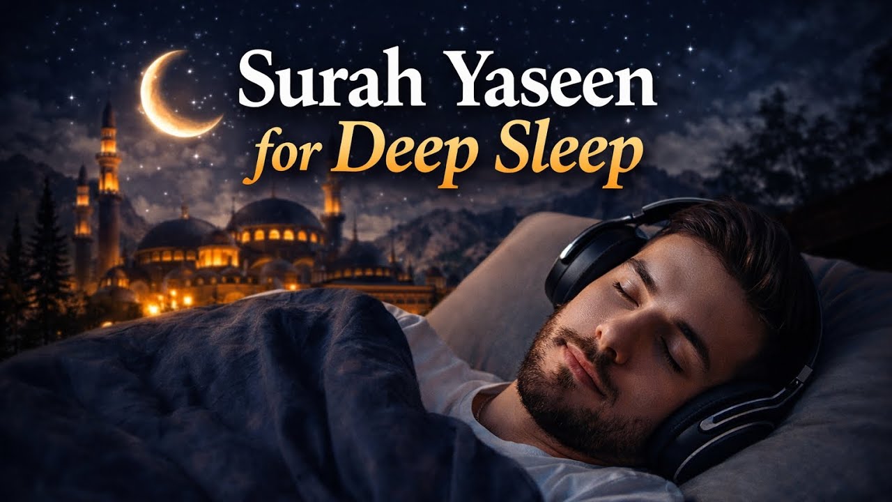 Surah Yaseen for Sleep | 27th Night Laylatul Qadr Special Ramadan | Peaceful Quran Recitation