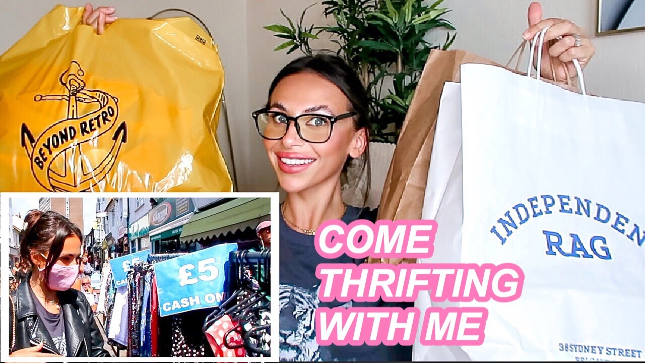 Come Thrifting With Me In Brighton (second hand vintage clothes shopping)