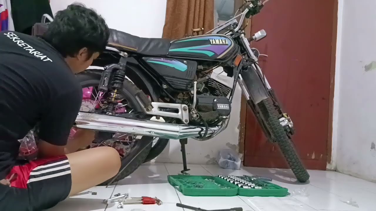 Knalpot RX king Boban Old new laser‼️#yamaha #bobanknalpot #yt115 