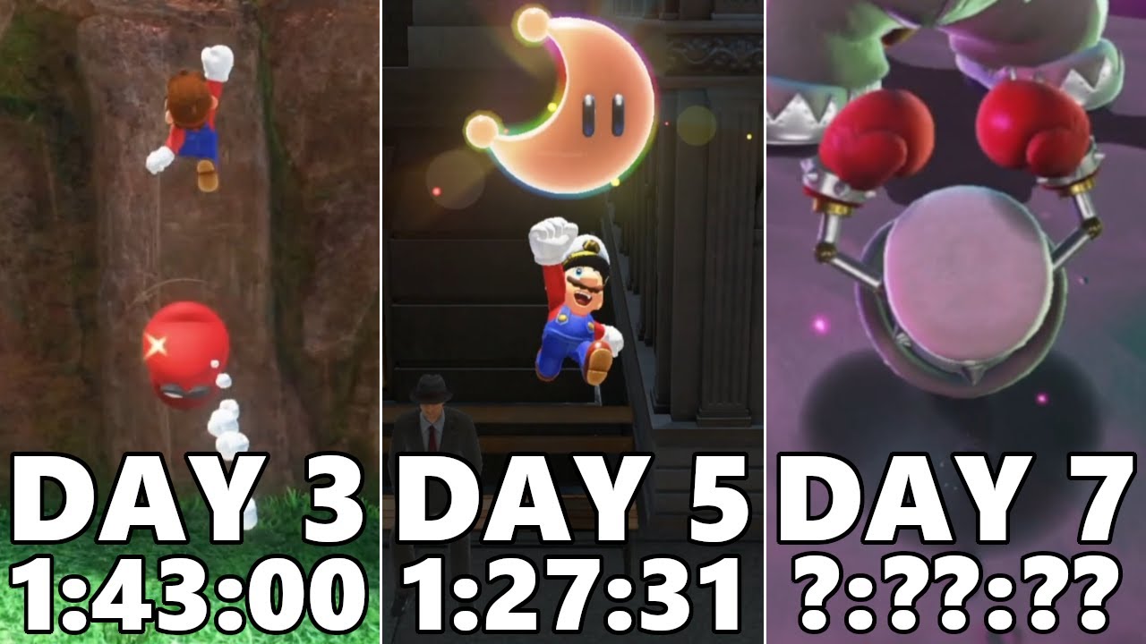 Here’s What 1 Week Of Super Mario Odyssey Speedruns Looks Like