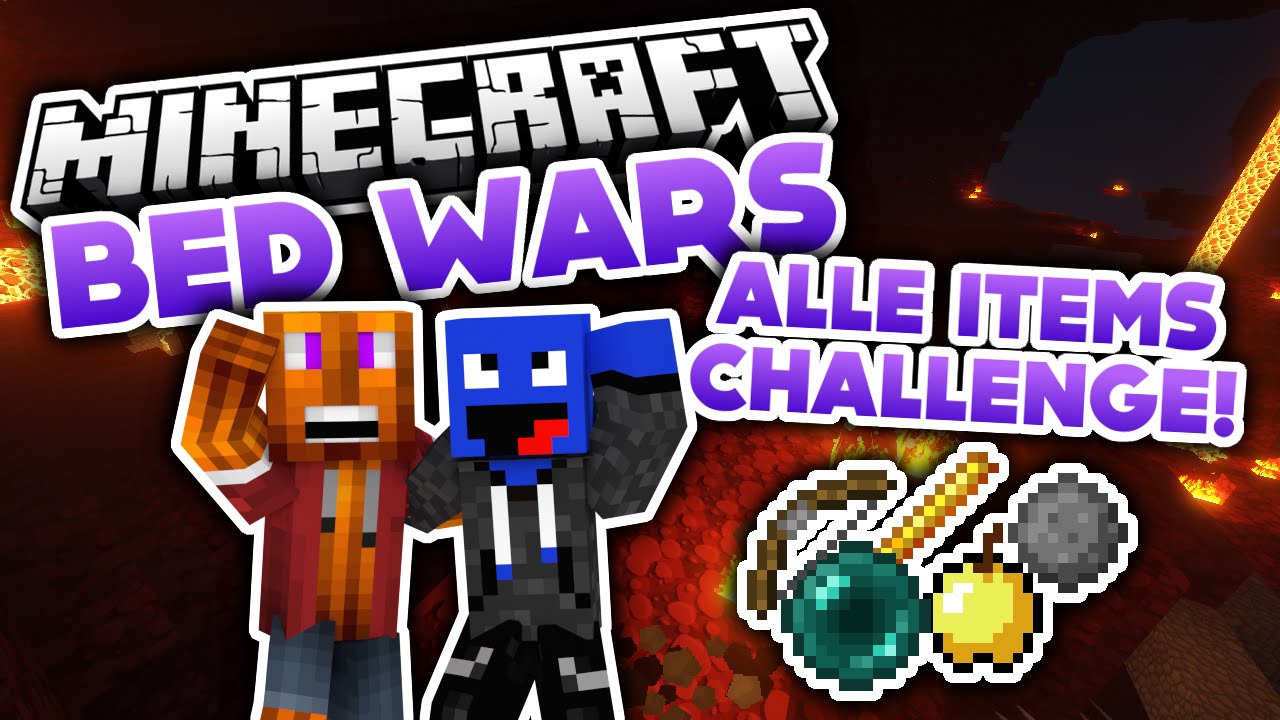 Alle Items Challenge! - Minecraft Bed Wars (Deutsch/German)