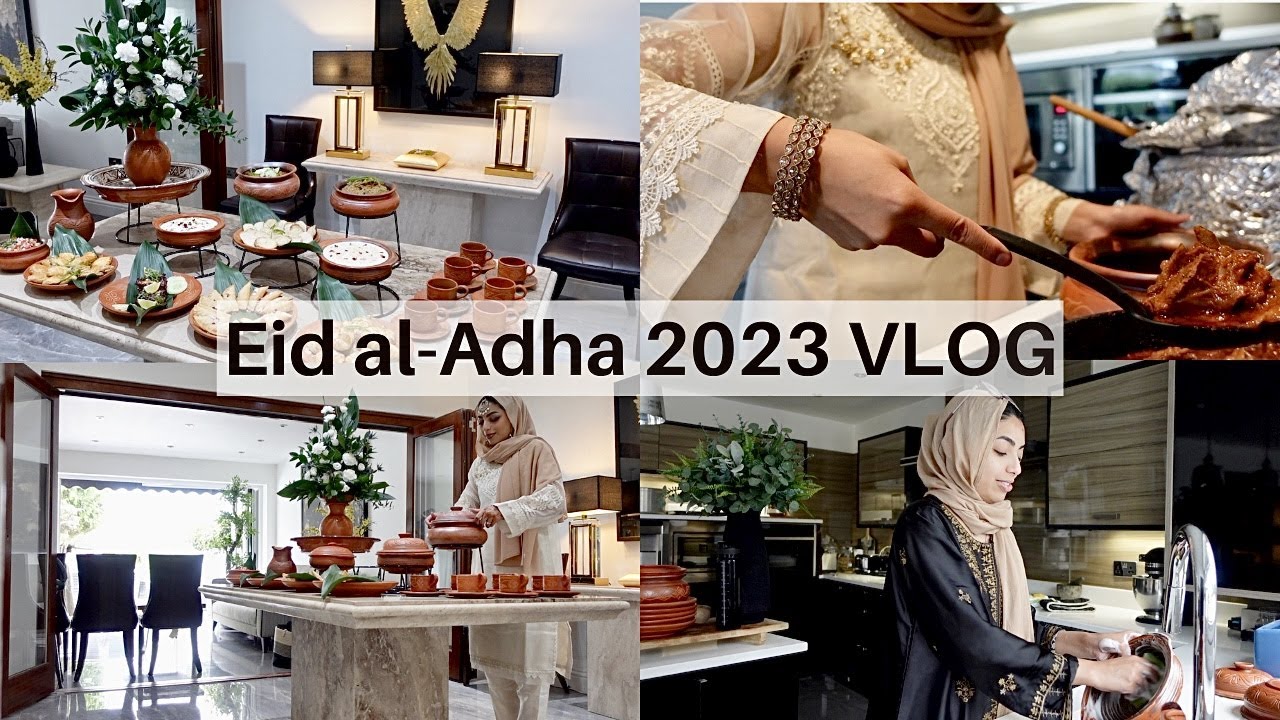 First Eid al-Adha In London with In-laws| Eid Prep & Shopping| Aarong Clay Pots Eid Spread | VLOG ♡