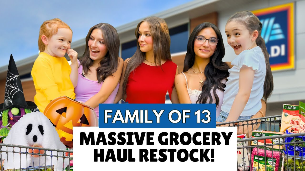 ОГРОМНЫЙ ЕЖЕНЕДЕЛЬНЫЙ ЗАКУП ПРОДУКТОВ ALDI ДЛЯ МОЕЙ БОЛЬШОЙ СЕМЬИ ИЗ 13 ЧЕЛОВЕК!