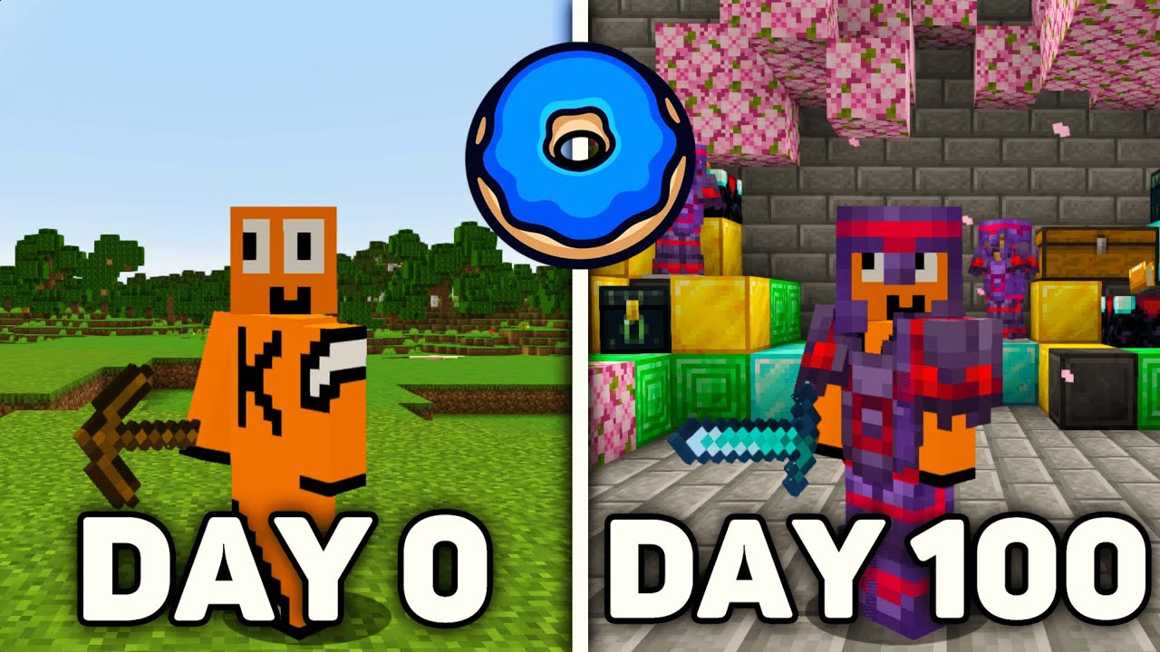 I Survived 100 Days on Donut SMP... Ep. 1