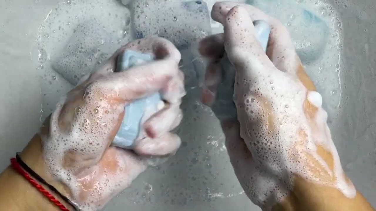 Minimum editing, maximum process, enjoy 🫧🧼💆🏻‍♀️ #asmrsoap #asmr #satisfying 