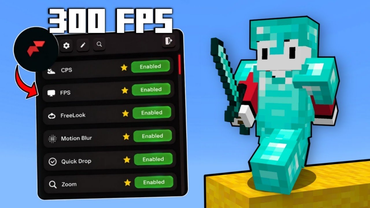 New BEST Minecraft Mobile Client... (Flarial Client)