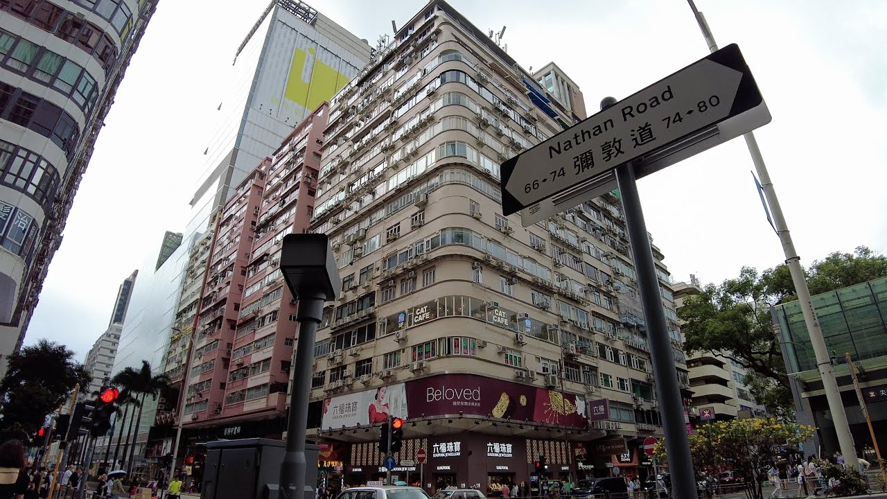 【4K】香港のネイザンロードを散歩 Walk on NathanRoad in HongKong【2024】