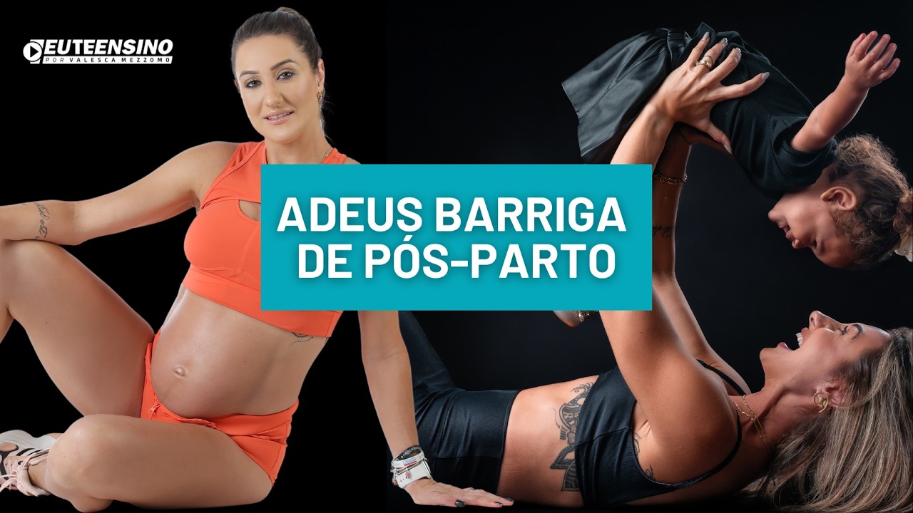 PRIMEIRO PASSO para RECUPERAR O CORPO no PÓS-PARTO em casa