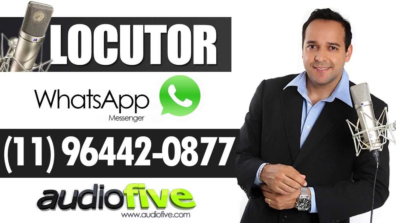LOCU&Ccedil;&Atilde;O VOZ PADR&Atilde;O PARA TV LOCUTOR DE CHAMADAS