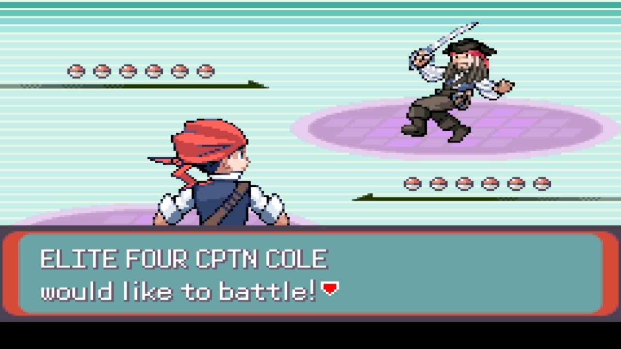 Pokemon Blackpearl Emerald - Elite 4 Captain Cole ( Founder of Blackpearl )