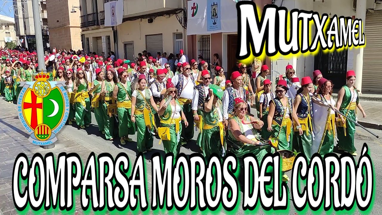 4K COMPARSA MOROS DEL CORD&Oacute; MUTXAMEL #pasacalle #mutxamel #morosycristianos #desfile #tradiciones
