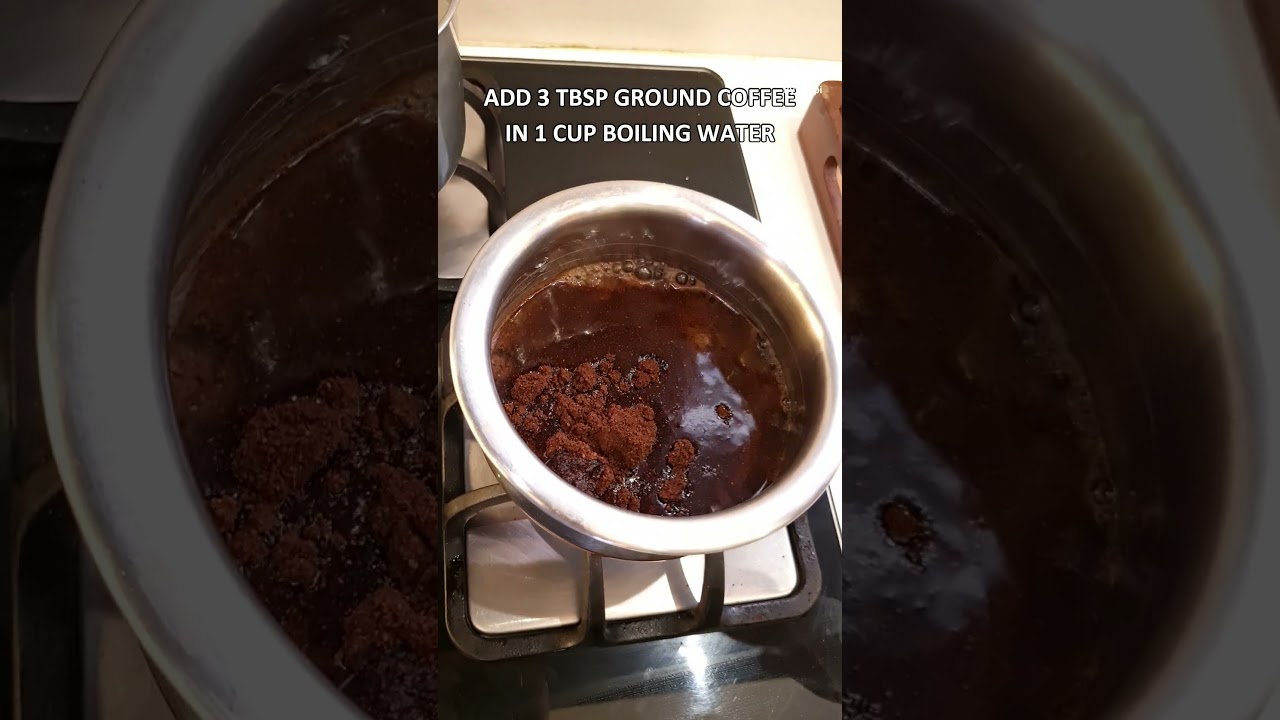 How to make perfect south Indian filter coffee - Easy to make filter coffee at home, recipe shorts