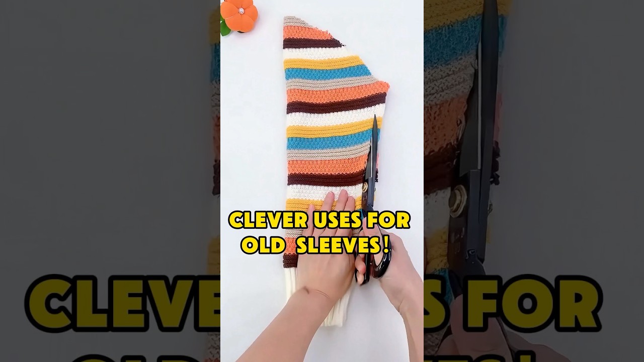 Don&rsquo;t throw away unworn old sweaters&mdash;Cut Sleeves for Super Practical Upcycles！