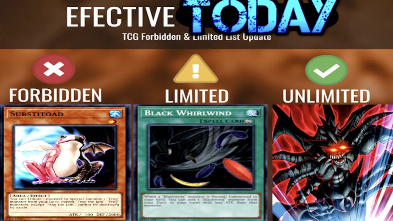 I fixed the Edison Format Banlist...