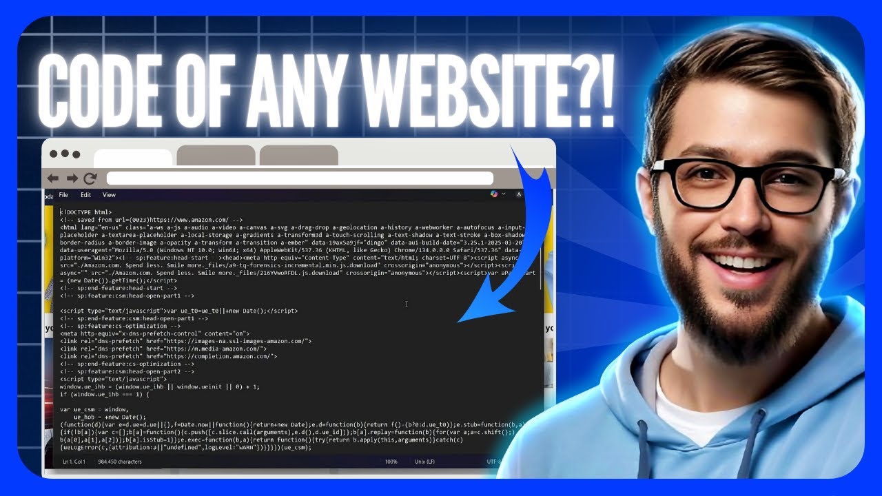 How To GET HTML, CSS And JS CODE Of Any Website (Full Guide)