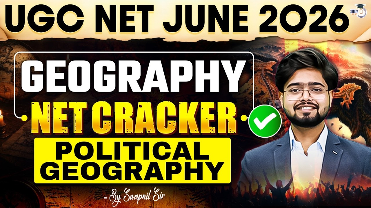 NET CRACKER UGC NET June 2026 | UGC NET Geography of Political Geography By Swapnil Sir