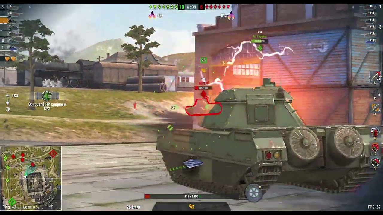 WoT Blitz burning games